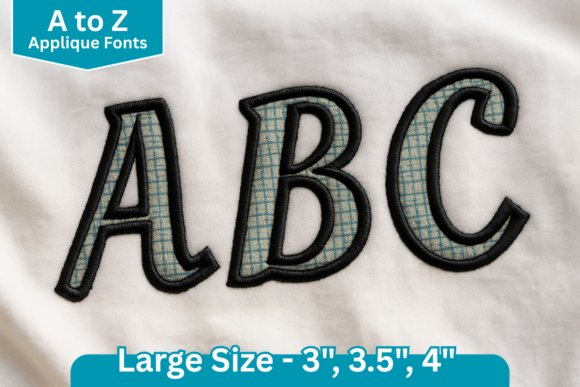 A Designer's Review of the Curvy Applique Embroidery Font