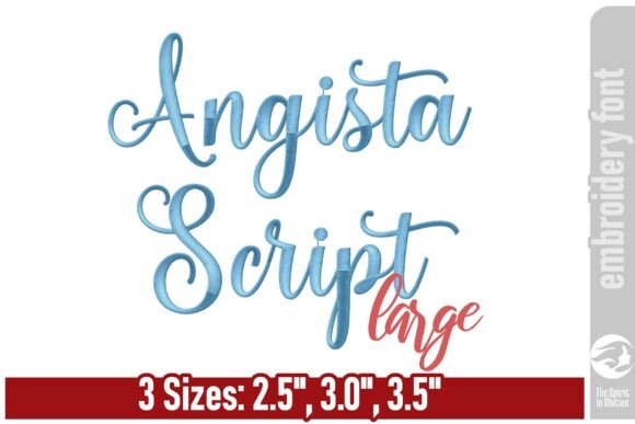 Angista Script Large Embroidery Font: A Designer’s Review