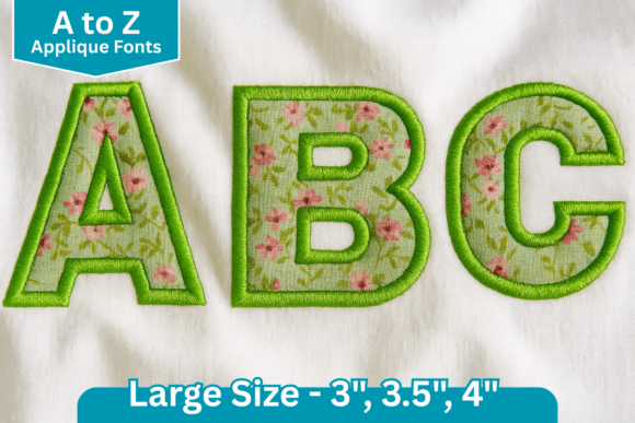 Bold Applique Block Embroidery Font: A Designer’s Review