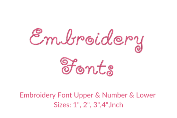 Doodle Swirl Fonts Embroidery Design for Branded Merch