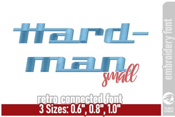 Hardman Retro: A Font That Stitches Bold Character