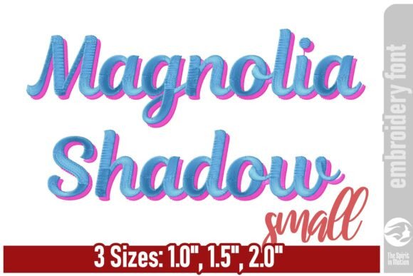 Magnolia Shadow Embroidery Font: Craft Fair Review