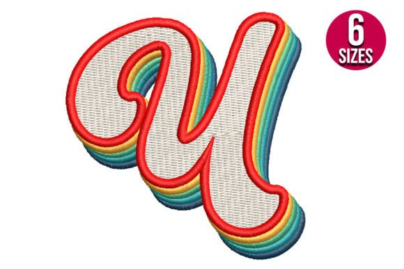 Retro Alphabet Letter U: Holiday Embroidery Review