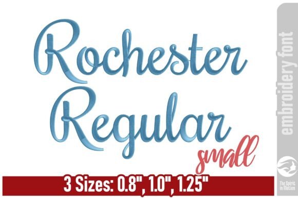 Rochester Embroidery Font - Small: A Designer's Review