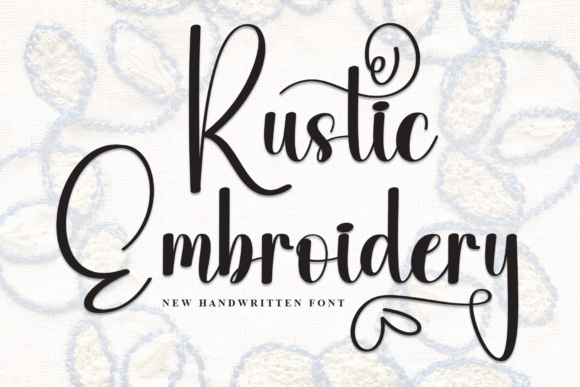 Rustic Embroidery Font Review: Warm Seasonal Script for Handmade Gifts