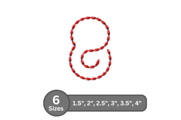 Soft Cord Number -8: A Craft Fair-Ready Monogram Font