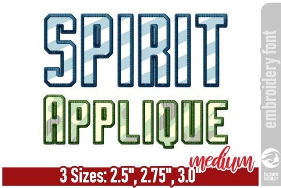 Spirit Applique Font: A Bold Choice for Varsity Style
