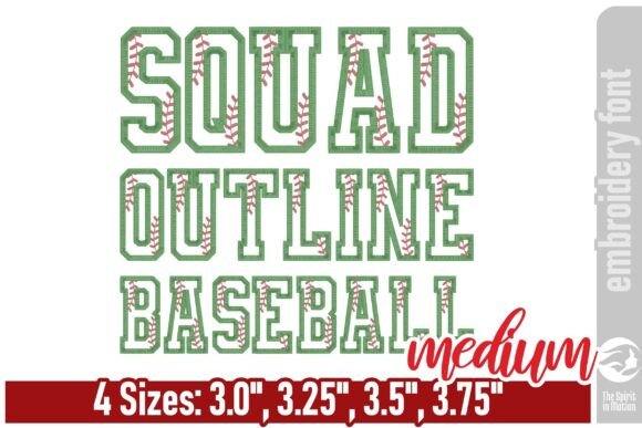 Squad Outline Baseball Font – Medium: A Designer's Honest Review